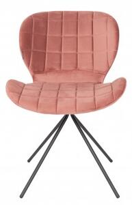 Zuiver Židle OMG velvet, old pink 1100364