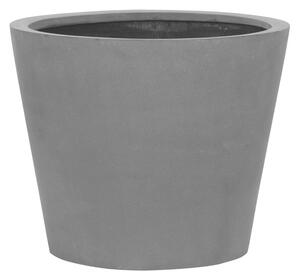 Květináč Bucket, barva šedá, více velikostí - PotteryPots Velikost: L - v. 60 cm, ⌀ 68 cm