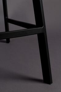 Dutchbone Barová židle FRANKY STOOL VELVET PETROL 1500067