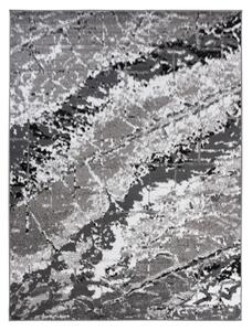 Makro Abra Kusový koberec moderní MAYA Q543D šedý bílý Rozměr: 160x230 cm