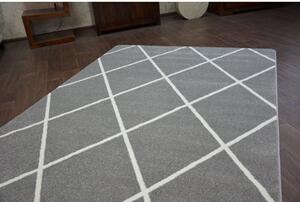 Kusový koberec Romby šedý 80x150cm