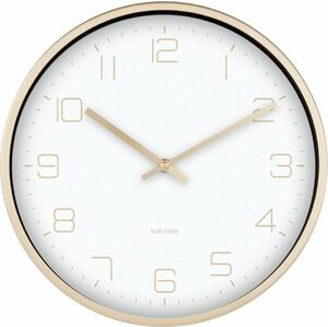 Karlsson 5720WH designové nástěnné hodiny, pr. 30 cm