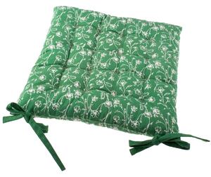 Sedák na židli Zora zelená, 40 x 40 cm