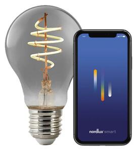 NORDLUX Smart E27 A60 1800K LED žárovka kouřová 2280012747