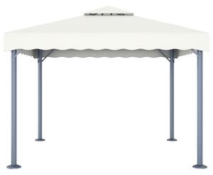 Altán 300 x 300 cm krémový hliník