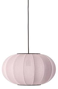 Made By Hand - Knit-Wit 45 Oval Závěsné Světlo Light Pink - Lampemesteren