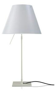 Luceplan - Costanza Stolní Lampa s Dimmer Aluminium s White - Lampemesteren
