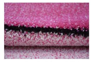Dětský kusový koberec Sovy růžový 240x330cm
