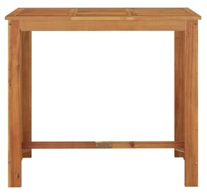Zahradní barový stůl 120 x 60 x 105 cm masivní akáciové dřevo