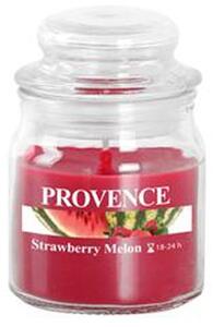Provence Vonná svíčka ve skle 24 hodin jahoda a meloun