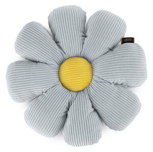 DĚTSKÝ DEKORAČNÍ POLŠTÁŘ FLOWER40 (FI) 37 CM STŘÍBRNÁ