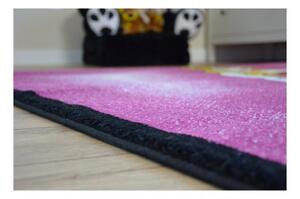 Dětský kusový koberec Princezna růžový 180x270cm