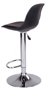 House Nordic Barová židle TRONDHEIM černá,chrom 1001080