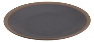 Kameninový dezertní talíř Clay, (fi) 18 cm, hnědý