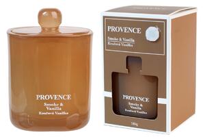 Vonná svíčka ve skle PROVENCE 25 hodin smoke vanilla