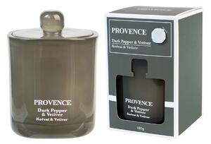 Vonná svíčka ve skle PROVENCE 25 hodin pepř vetiver