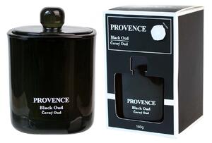 Vonná svíčka ve skle PROVENCE 25 hodin black oud