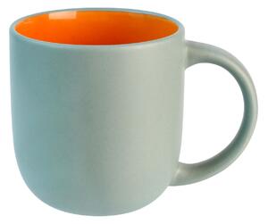 HRNEK 435ML ZELENÁ/ORANŽOVÁ KERAMIKA