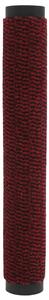 Protiprachové obdélníkové rohožky - 2 ks - všívané - 40x60 cm | červené