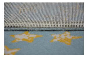 Dětský kusový koberec PP Hvězdičky modrý 120x170cm