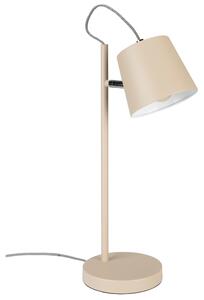 Béžová kovová stolní lampa ZUIVER BUCKLE HEAD