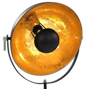 Stojací lampa Bluffers - černo-zlatá | E27 - 41 cm