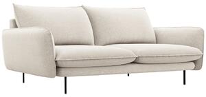 Cosmopolitan Design Světle béžová čalouněná trojmístná pohovka Vienna 200 cm