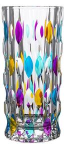 KŘISTÁLOVÁ VÁZA BOHEMIA PRESTIGE JOKER COLOUR 280MM