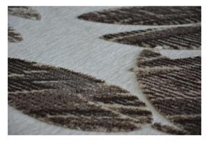 Luxusní kusový koberec Listy béžový 200x290cm