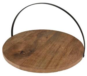 Dřevěný servírovací tác Simple, (fi) 38 cm