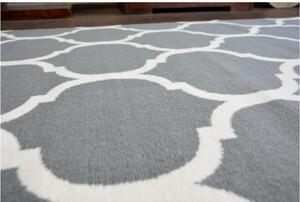 Kusový koberec PP Izmir šedý 120x160 120x160cm