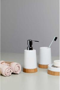 Bílá keramická sada doplňků do koupelny Bamboo – Wenko