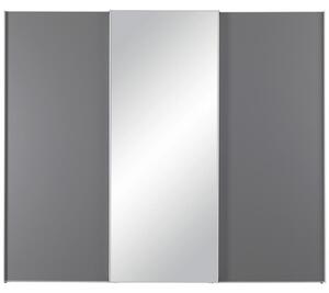 SKŘÍŇ S POSUVNÝMI DVEŘMI, tmavě šedá, 280/240/68 cm Moderano - Šatní skříně