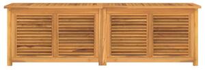 Zahradní úložný box s vložkou 175 x 50 x 55 cm masivní teak