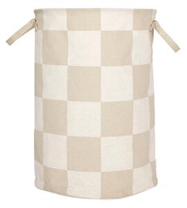 Béžový/krémový látkový koš na prádlo Chess – OYOY Living Design