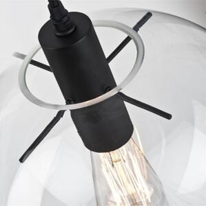 IT´S ABOUT RoMi Závěsná lampa WARSAW 30 cm It´s about RoMi, sklo,černá 871625