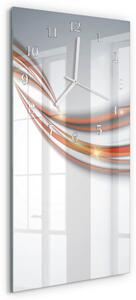 Skleněné hodiny vertikální Vzor zsppb-30x60-00093175