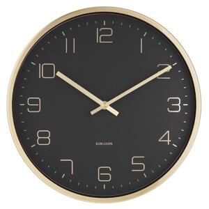 Karlsson 5720BK designové nástěnné hodiny, pr. 30 cm