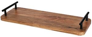 Dřevěný servírovací tác Elle, 40x15 cm