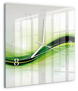 Skleněné hodiny Abstraktní čáry zskb-30x30-00081045