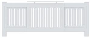 Kryt na radiátor - MDF - bílý | 205 cm