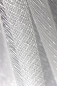 Záclona Nopky bílé 250 obšití okrajů a našití stužky