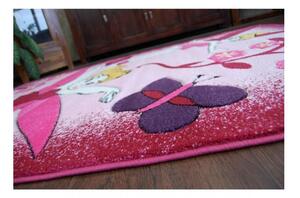 Dětský kusový koberec Zvonilka růžový 240x330cm