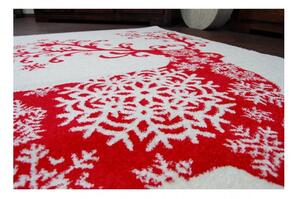 Kusový koberec Vánoční sob krémový 100x170cm