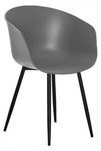 House Nordic Jídelní židle RODA HOUSE NORDIC,plast šedá 7001127