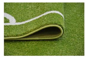 Dětský kusový koberec Fotbalové hřiště zelený 240x330cm