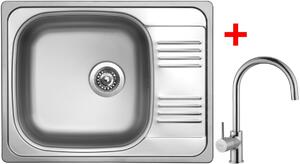 Set Sinks GRAND 652 V leštěný + baterie VITALIA