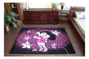 Dětský kusový koberec Ema fialový 140x190cm
