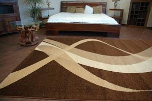 Makro Abra Kusový koberec KARMEL hnědý Rozměr: 160x220 cm