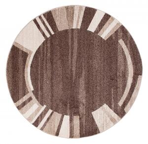 Makro Abra Kulatý koberec SARI 3443A hnědý Rozměr: průměr 100 cm